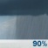 Saturday: Showers, mainly after 10am.  High near 55. Chance of precipitation is 90%.